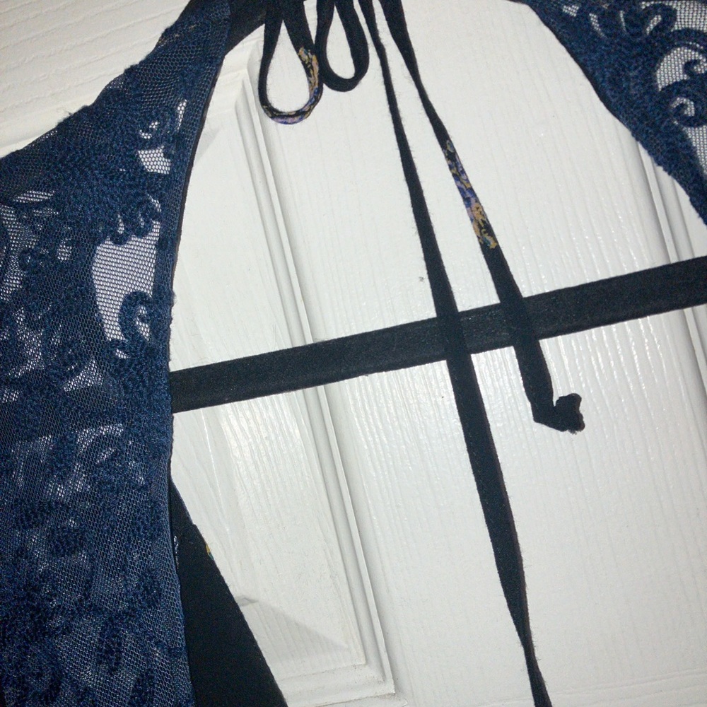 Free people Elegant Black Floral Dress - Picture 5 of 6